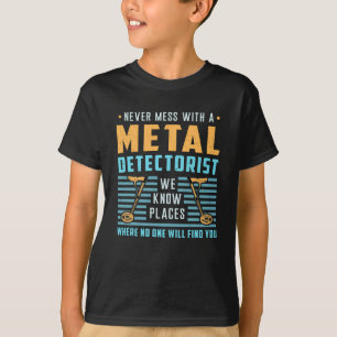 T-shirt Détection de métaux Détectorist Detector Idea