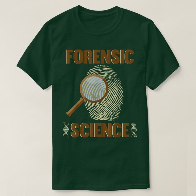 T-shirt Détection des empreintes digitales de l'enquêteur  (Design devant)