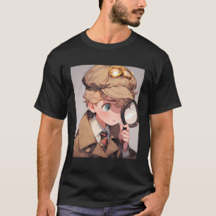 T-shirt Détective de l'Anime Enquêteur privé Criminalité S