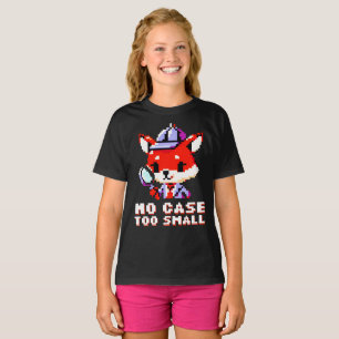 T-shirt Détective Fox - Aucun Coque Trop Petite Pixel Amus