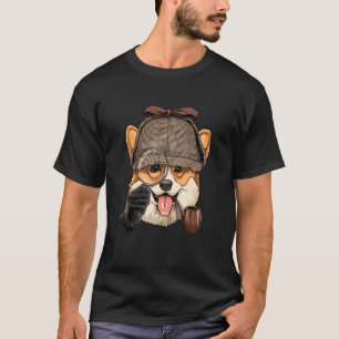 T-shirt Détective Pembroke Welsh Corgi Enquêteur Spy Do