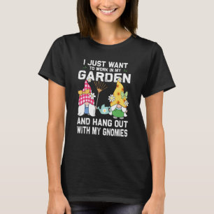 T-shirt Détendez-vous avec ma statue Gnomie gnome gnome gn