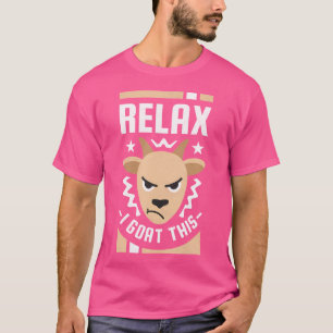 T-shirt Détendez-vous ici chèvre