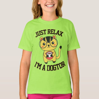 T-shirt Détendez-vous, je suis un docteur chien