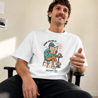 T-shirt Détendez-vous un instant – Lecture et café