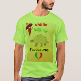 T-shirt Détente avec mon tacosaurus