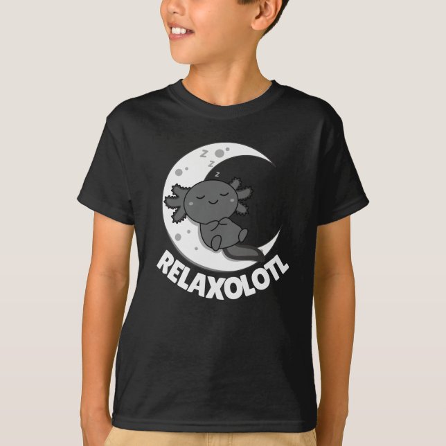 T-shirt Détente Axolotl Amateurs, Beaux Animaux Détente (Devant)
