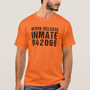 T-shirt Détenu détenu du comté Costume d'Halloween T-Sh