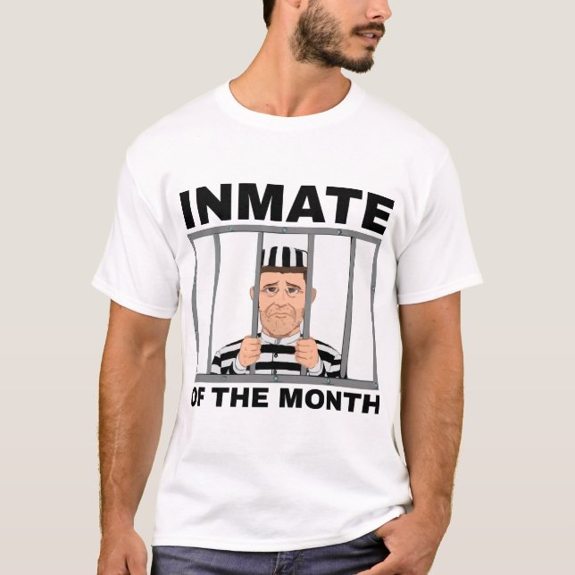 T-shirt Détenu Du Mois (Devant)