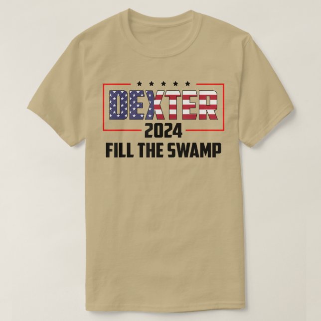 T-shirt Deter 2024 Fill The Swamp 1747 (Design devant)