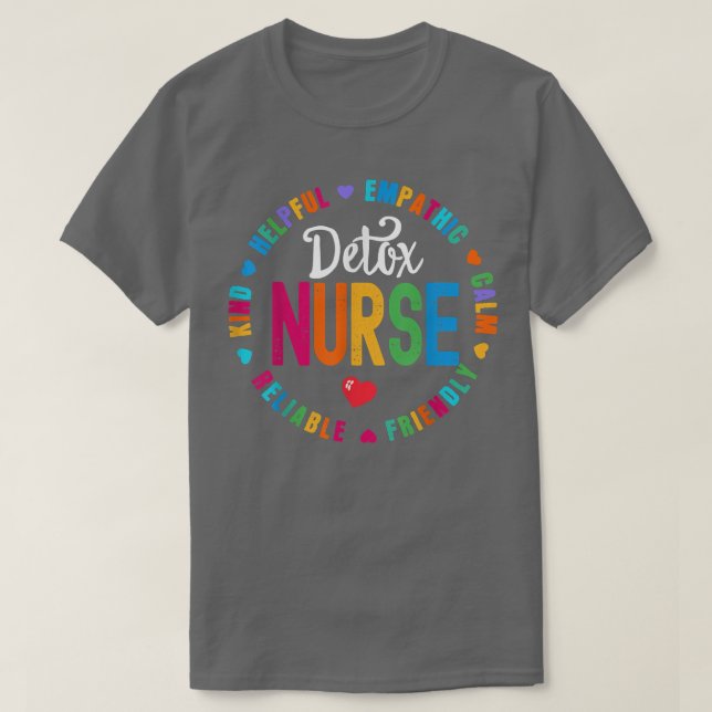 T-shirt Deto Infirmière Escadron Appréciation Semaine Merc (Design devant)