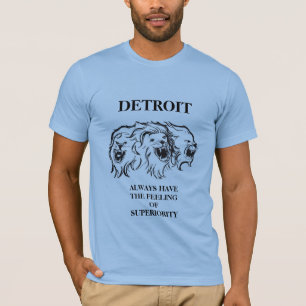 T-SHIRT DÉTROIT BLEU