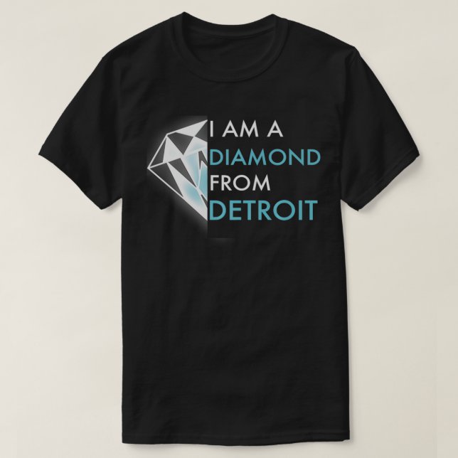 T-shirt Detroit Diamond Premium (Design devant)