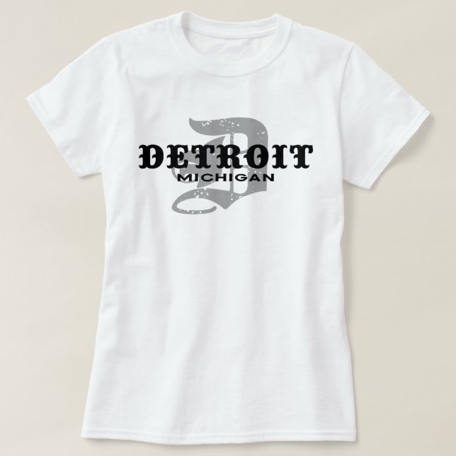T-shirt Detroit Michigan (Design devant)
