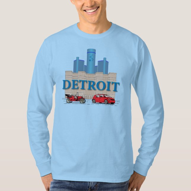 T-shirt Detroit Michigan États-Unis (Devant)