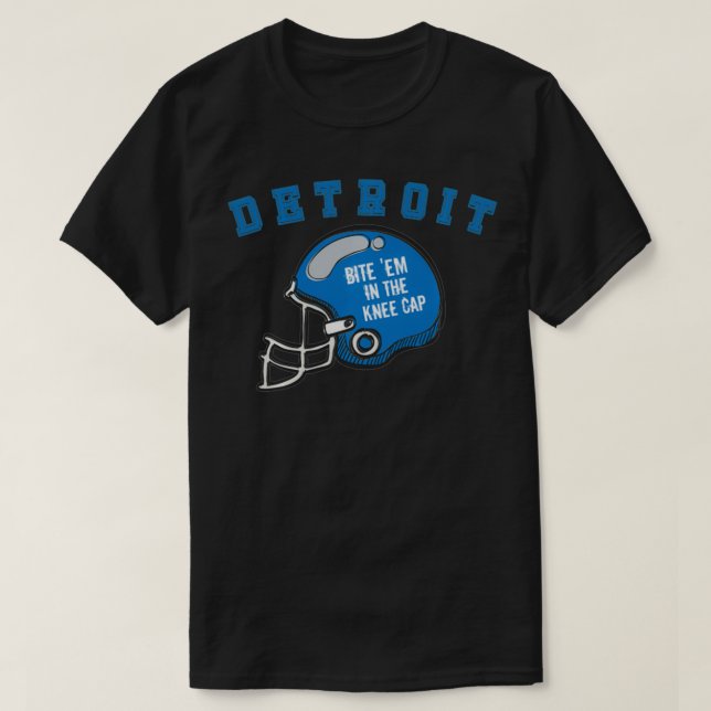 T-shirt Detroit Michigan Michigander Sunday Lion Kneecap B (Design devant)