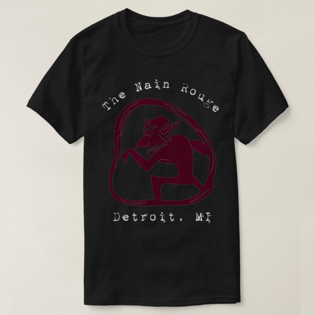 T-shirt Detroit Nain Rouge (Design devant)