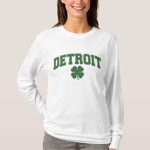T-shirt Detroit (shamrock irlandais)