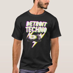T-shirt Detroit Techno House Music Festival Favori Edm D