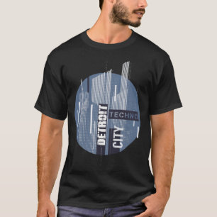 T-shirt Detroit Techno Music 88 Original Rétro Techno Hous