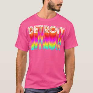 T-shirt Detroit Techno Shirt Edm Rave Dj Vêtements Detroi