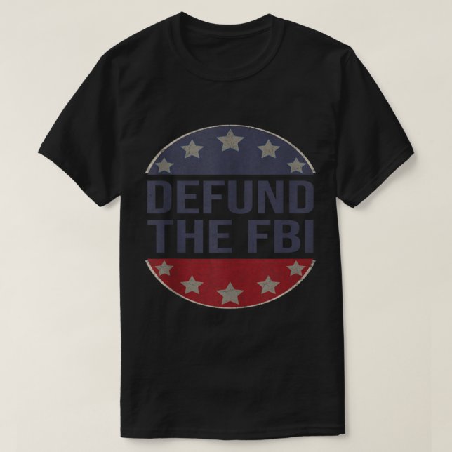 T-shirt Détruire le FBI (4) (Design devant)