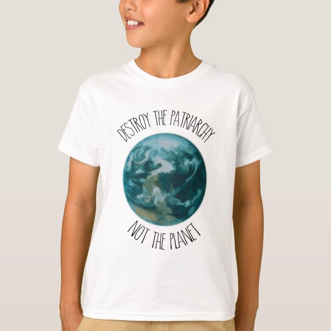 T-shirt Détruire le patriarcat féministe (Devant)
