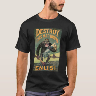 T-shirt Détruisez ce Mad Brute Vintage