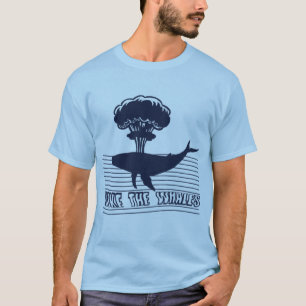 T-shirt Détruisez les baleines