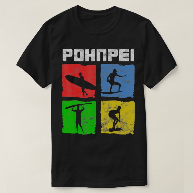 T-shirt DÉTRUIT Beau Pass Pohnpei Surf (Design devant)