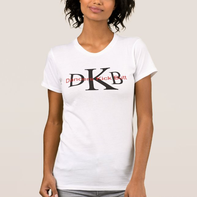 T-shirt détruit par bout de coup-de-pied de (Devant)