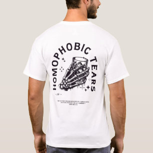 T-shirt Deurs homophobes vieux anglais, LGBTQ et gay ally