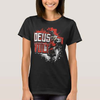 T-shirt Deus Vult Croisader & Templar Knight Templar Costu