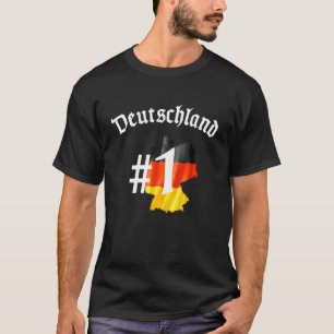 T-shirt Deutschland 1 Allemagne Drapeau Allemand Fierté Pa