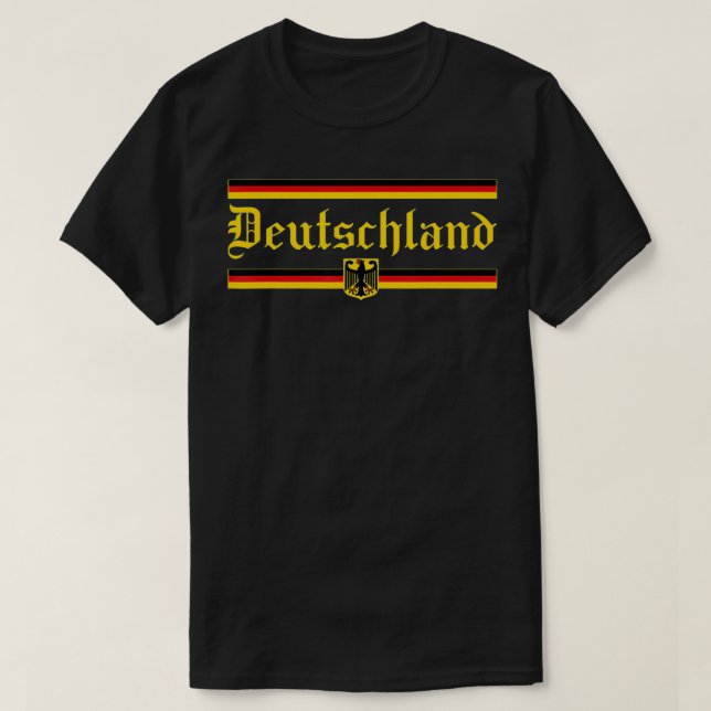 T-shirt DEUTSCHLAND Allemagne Drapeau bébé  (Design devant)