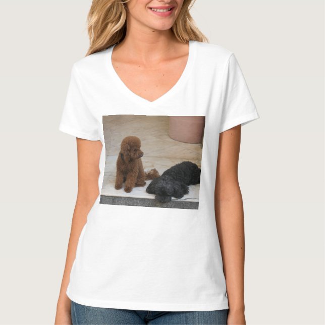 T-shirt Deux Beaux Cockerpoos T Shirt (Devant)