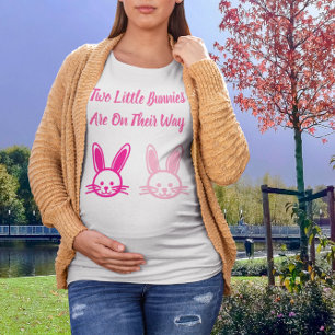 T-shirt Deux belles lapines jumelles