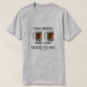 T-shirt Deux bières - Une chemise MisterP
