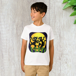 T-shirt Deux chats noirs