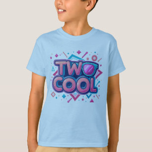T-shirt Deux Chemise Cool 2e anniversaire pour les jeunes