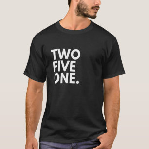 T-shirt DEUX CINQ UN Indicatif régional 251 Mobile AL Alab