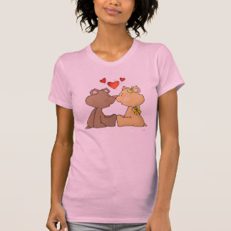T-shirt Deux coeurs battant en tant qu'un