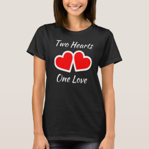T-shirt Deux Coeurs Un Amour