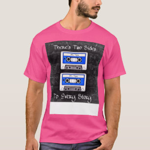 T-shirt Deux Côtés À Chaque Histoire (Bleues)