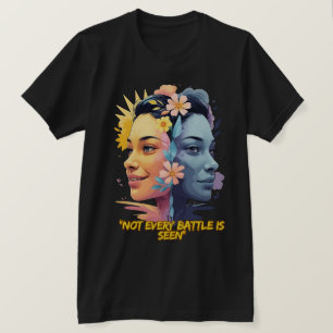 T-shirt Deux côtés de l'esprit - On ne voit pas toutes les