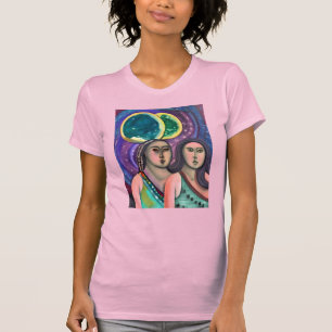 T-shirt Deux femmes sous la lune