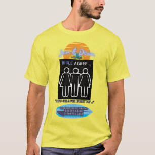 T-shirt Deux filles pour chaque garçon Jan & Dean et la Bi
