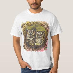 T-shirt Deux hiboux