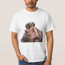 Deux hippo à grande bouche