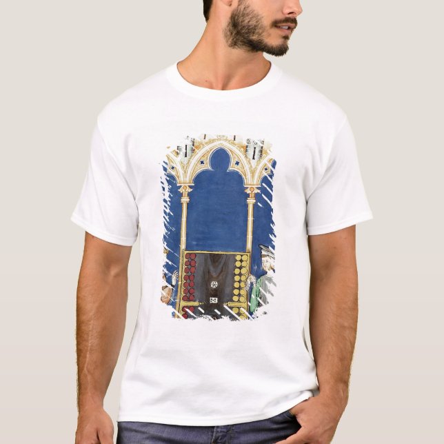 T-shirt Deux joueurs de backgammon (Devant)
